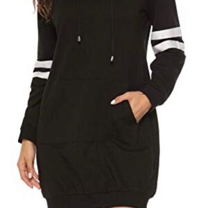 Women's Casual Fleece Hoodie Sweatshirts Long Pullover Tunic. Size XXL NWT